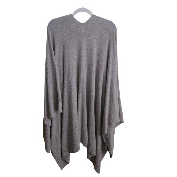 Barefoot Dreams Cozy Chic Lite Pewter Bamboo Rayon Blend Wrap One Size - Picture 3 of 6